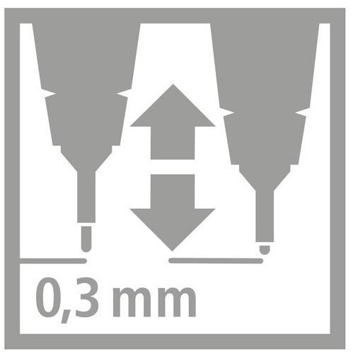 Immagine prodotto STABILO SENSOR F Finliner con affilatore a molla (Purple, 1 x)