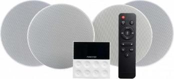 Produktbild Fonestar KS-WALL-4 / 4 Einbaulautsprecher mit Wandplayer / Bluetooth 5.0 / 2x 15W 2x 25W