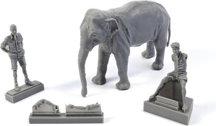Produktbild CMK WWII RAF Mechanic in India+Elephant with Mahout (2 Fig. + Elephant)
