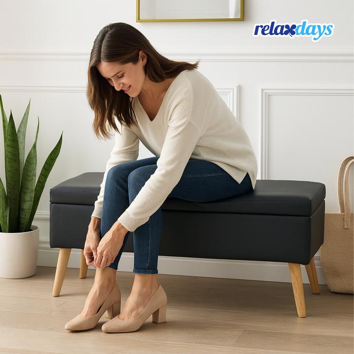 Actual product image Relaxdays GmbH Sitzbank mit Stauraum (110 cm)