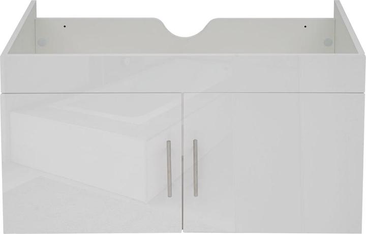 Immagine prodotto Mendler Mobiletto per lavabo, mobile base per lavabo Mobili da bagno, bianco lucido 90 cm