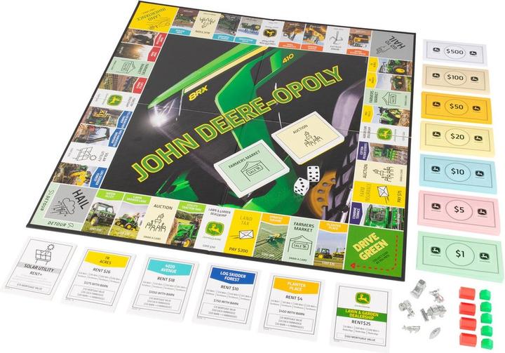 Produktbild Monopoly John Deere -Opoly, Engelstalig spel (Englisch, 2 - 6 Spieler)