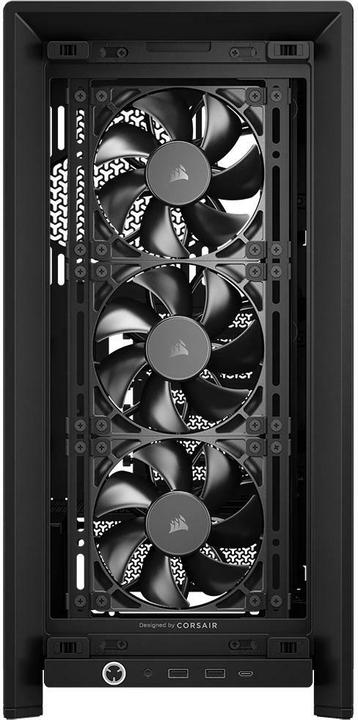 Actual product image Corsair Geh Midi FRAME 4000D RS Mid-Tower, Black (ATX, Micro ATX (mATX), Mini-ITX)