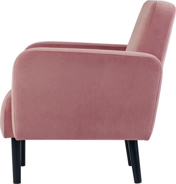 Actual product image Paperflow 3-seater sofa LISBOA pink black fabric (3-seater)