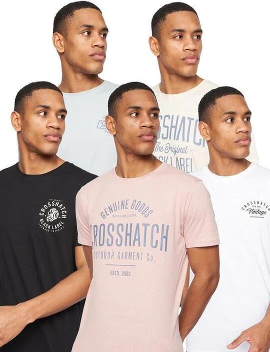 Immagine prodotto Crosshatch Fermal Maglietta Uomo Misura Confezione 5 (L)