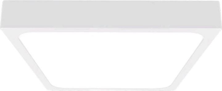 V-TAC VT8624WSQ 24W LEDKuppelleuchte Quadratischer weisser Rahmen 6500K IP44 (2400 lm)