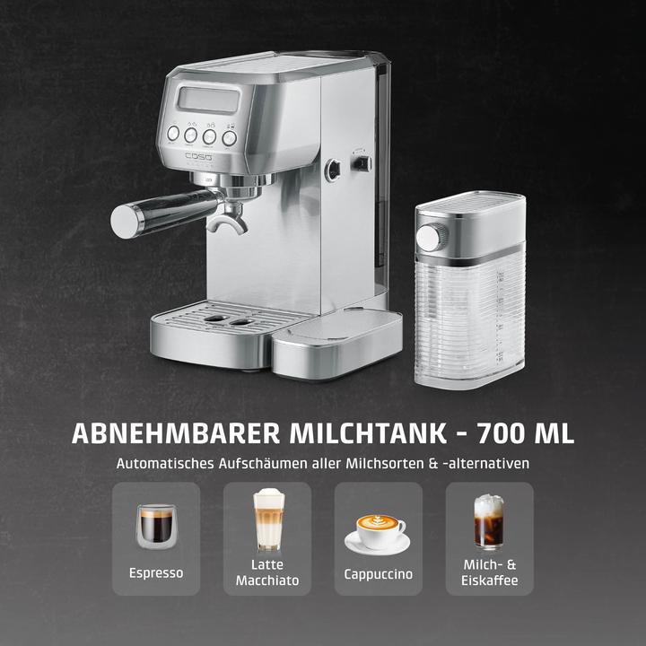 Productafbeelding Caso Espresso Gourmet Latte portafiltermachine