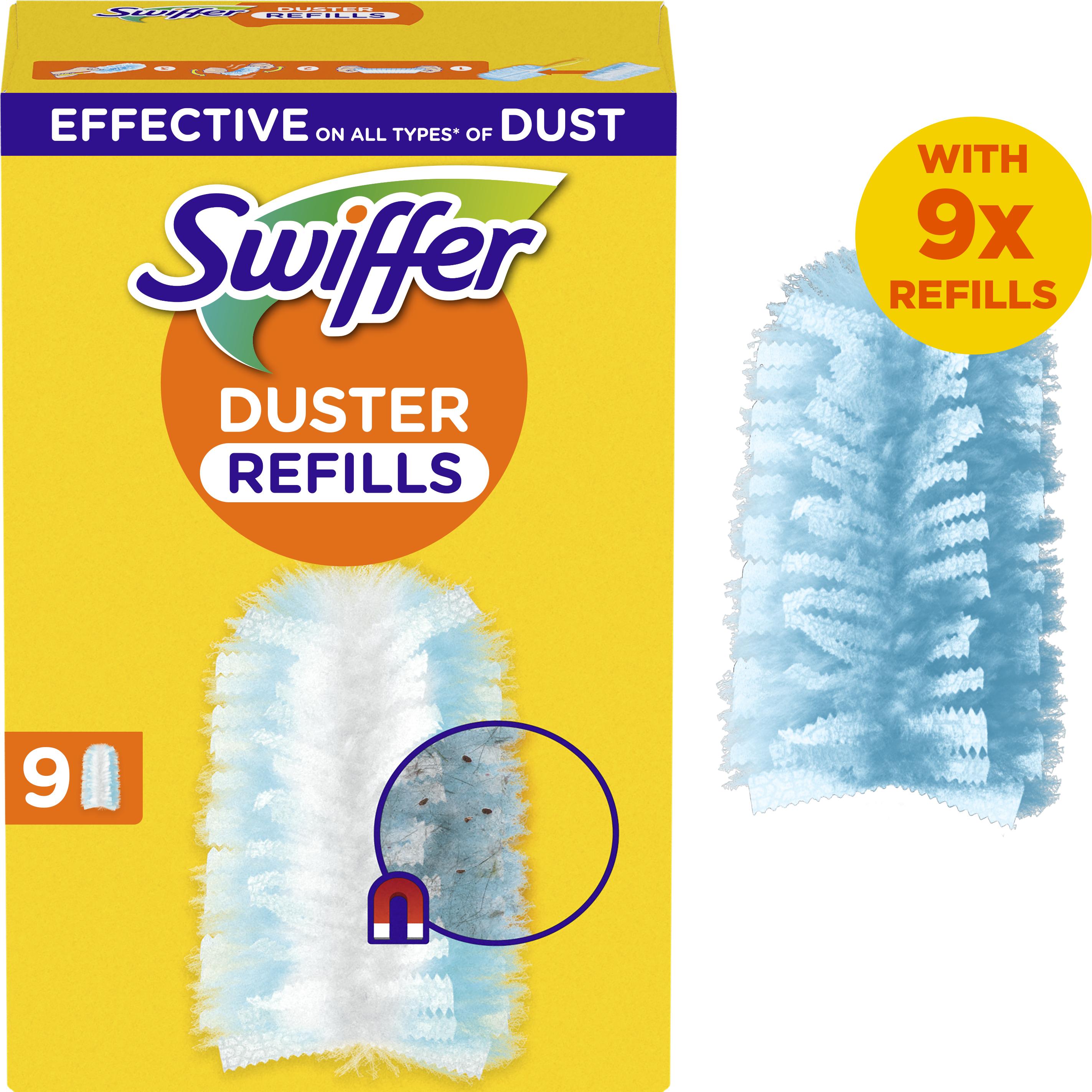 Swiffer Duster Refill, 9 Brush, Utensili pulizia, Blu