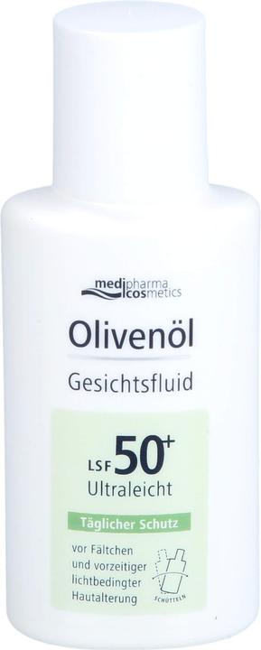 Actual product image Dr. Theiss Olive Oil Ges Fluid Lsf50+ (50 ml, Face fluid, SPF 50+)