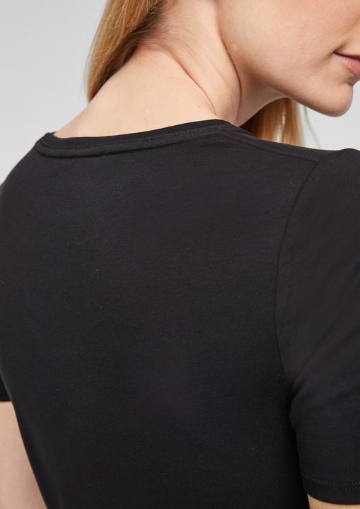 Produktbild S.Oliver T-Shirt Jerseyshirt mit Rundhalsausschnitt (46)