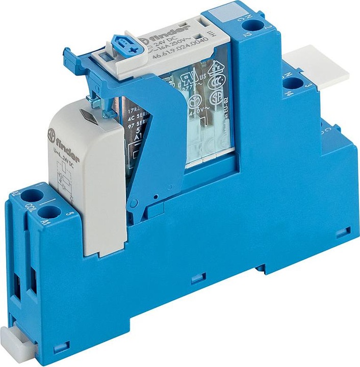 Produktbild Finder 4C.01.9.024.4050 Relaisbaustein Nennspannung 24 V/DC Schaltstrom max. 16 A 1