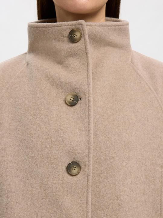 Actual product image Selected Femme Slfvinni Wool Blend Coat Noos (40)