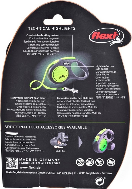 Produktbild Flexi New Neon (S, Hund, Allgemein, Spazieren)