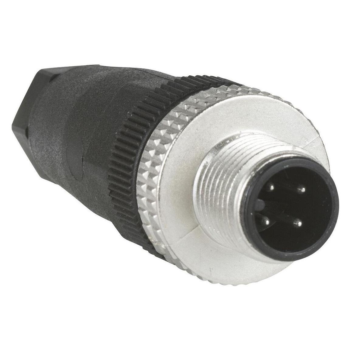 TE Sensors Stekker M12 4-polig recht, Kabels + Stekkers