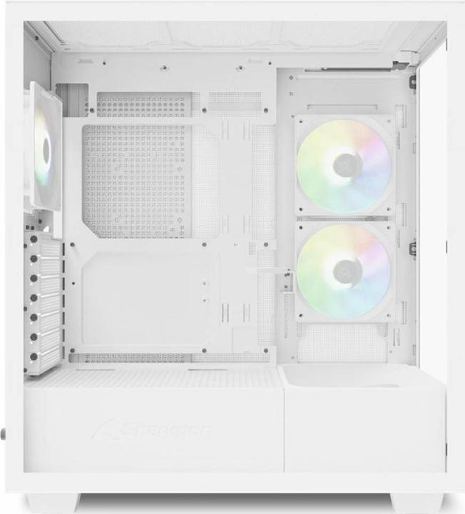 Immagine prodotto Sharkoon Rebel C60 RGB ATX Bianco (ATX, mATX, Mini-ITX)