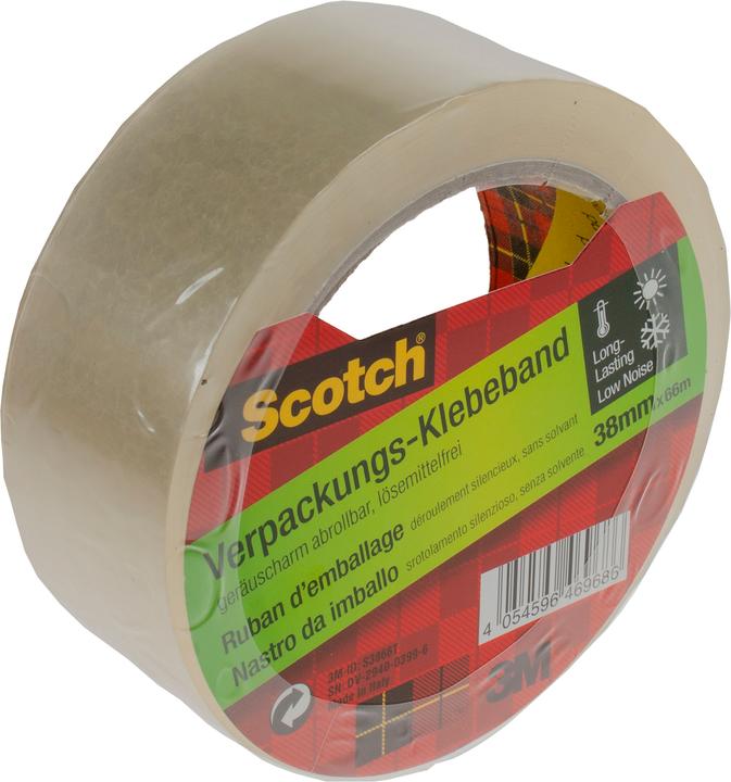 Produktbild Scotch Verpackungs-Klebeband S3866T Transparent 38mm x 66m (38 mm)