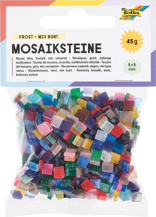 Folia Mosaic stones FROST, 45g, 5x5mm