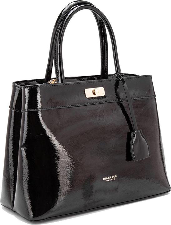 Actual product image Diana & Co Handtasche Damen - Modell Velouria - 100% Veganes Pu-Leder - 30.0 X 22.0 X 13.0 Cm