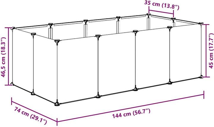 Image du produit vidaXL Tierkäfig