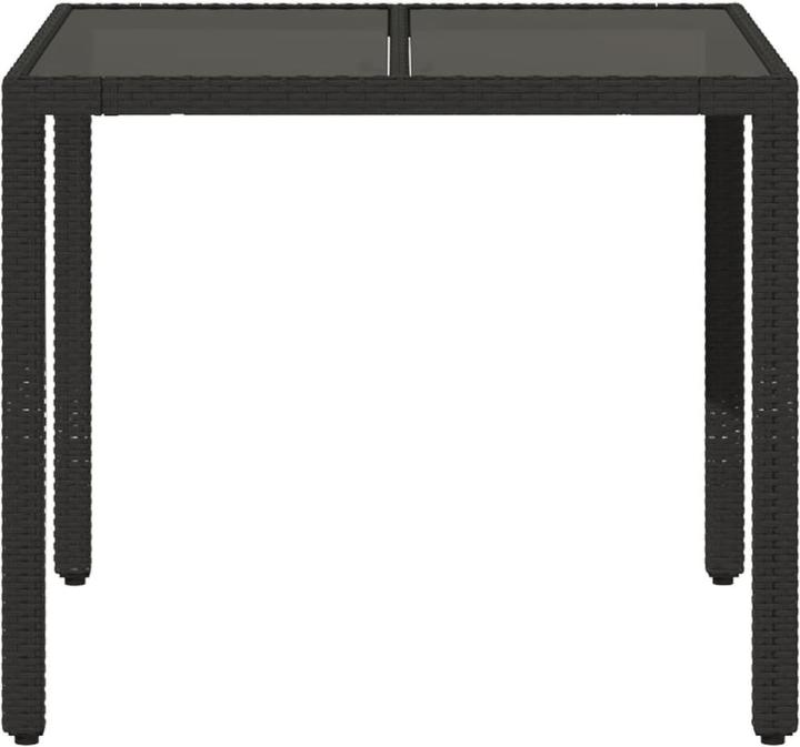 Image du produit vidaXL Gartentisch mit Glasplatte (90 cm)