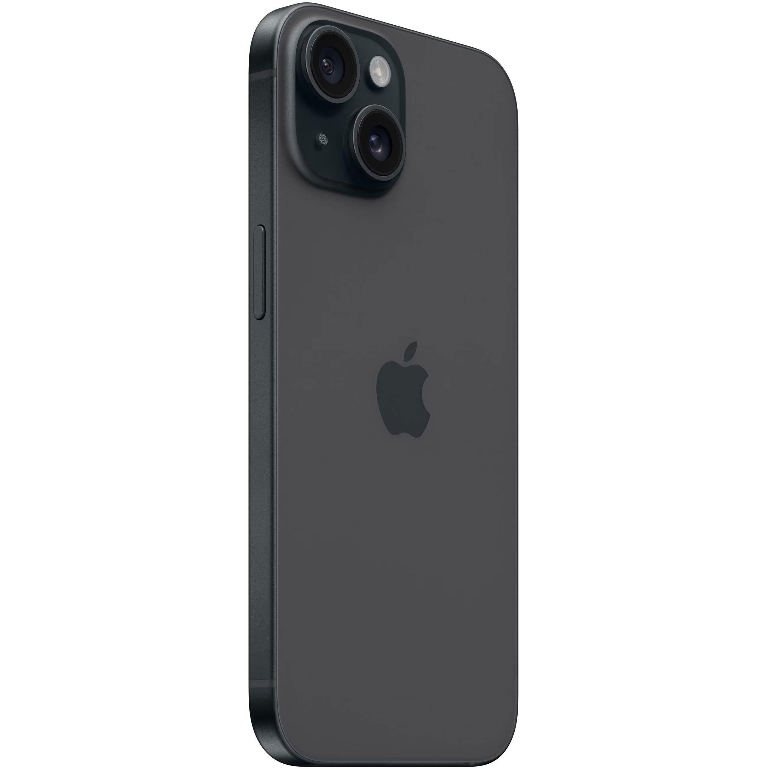 Thumbnail - Apple iPhone 15 (256 GB, Black, 6.10", SIM + eSIM, 48 Mpx, 5G), Smartphone, Schwarz