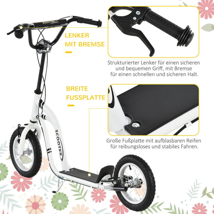 Actual product image Homcom Pedal scooter with handbrake