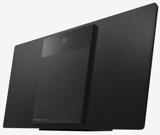 Actual product image Panasonic Chaine tout en un 40W, NoireChaine tout en un vertical, Ra (Bluetooth, CD player, 2x 20 W)