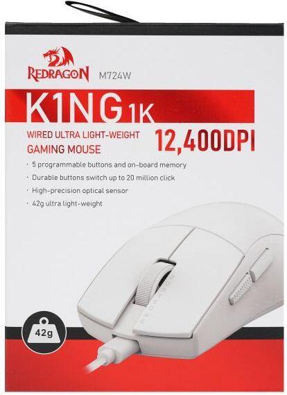 Immagine prodotto Redragon M724W-1K K1NG (Cablato)