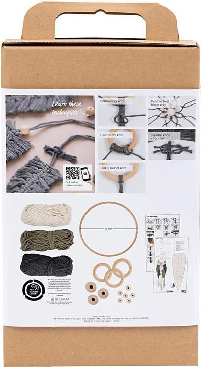 Actual product image Creativ Company Learning set Macramé