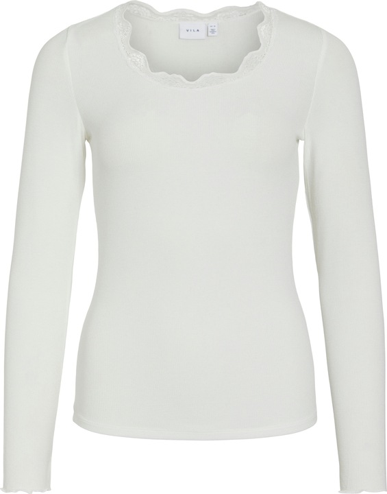 Actual product image Vila Round neck top with long sleeves (L)