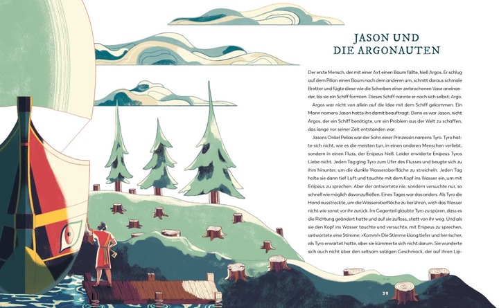 Produktbild Eine Reise durch die griechische Mythologie (Deutsch, Sander Berg, Marchella Ward, 2021)