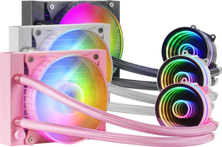 Immagine prodotto Mars Gaming Kit Watercooling Aio Ml-One RGB - 120 mm (Rosa)