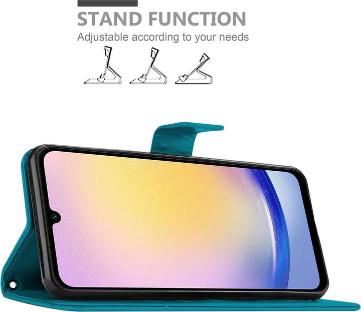 Actual product image Cadorabo Case for Samsung Galaxy A26 Flower Book (Samsung Galaxy A26)