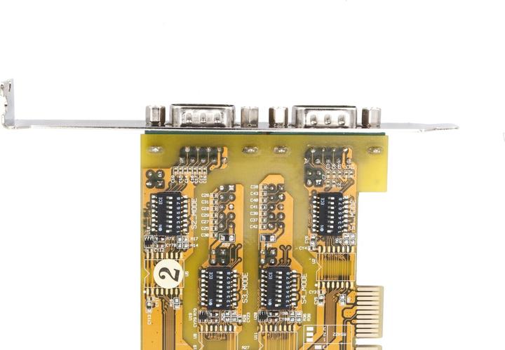 Produktbild Exsys 4S Seriell RS-232/422/485 PCIe Karte Surge Protection & Optical Isolation (FTDI Chip-Set)