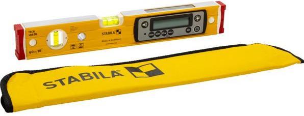 Actual product image Stabila Electronic spirit level TECH 196 DL 40 cm calibration-free IP67 19830 (40 cm)