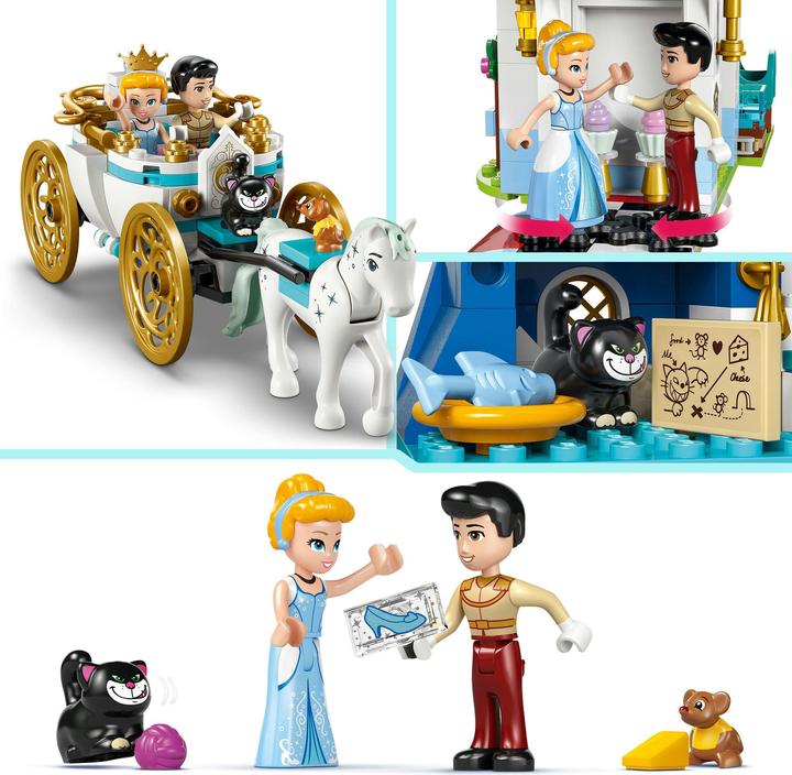 Image du produit LEGO Cinderellas Schloss und Pferdekutsche (43275, LEGO Disney)