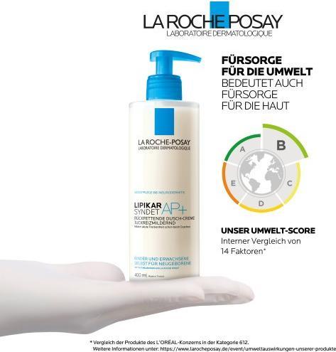 Actual product image La Roche Posay Lipikar Syndet AP+ (400 ml)