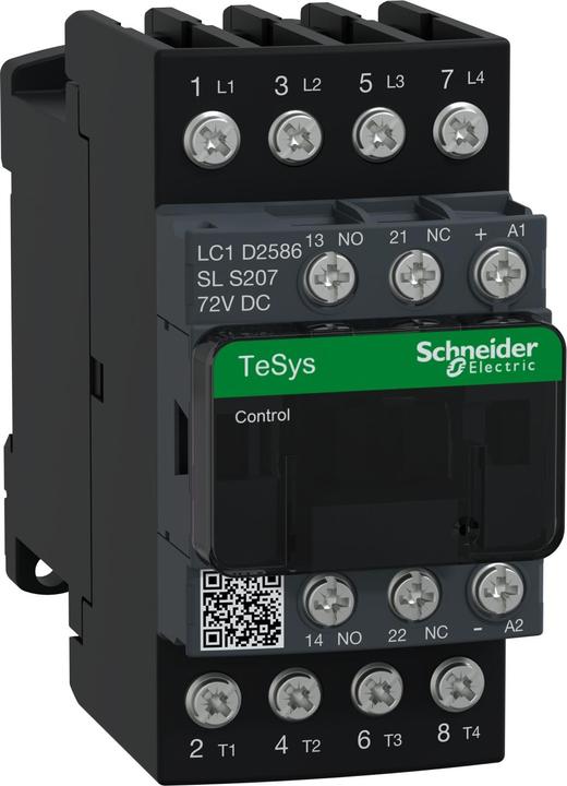 Actual product image Schneider Electric SCHÜTZ TESYS LC1D 4p 2S AND 2Ö AC LC1D2586SLS207