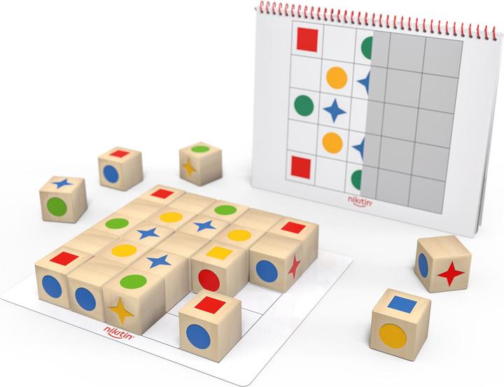 Actual product image The Nikitin material. N8 Logical rows (German, 4 - 8.25 years)