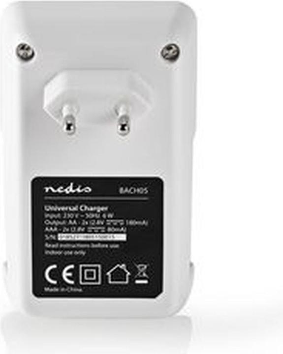 Produktbild Nedis Ladegerät für NiMH-Akkus AA/AAA. (1 Stk., AA, AAA, Ladegerät ohne Akku)