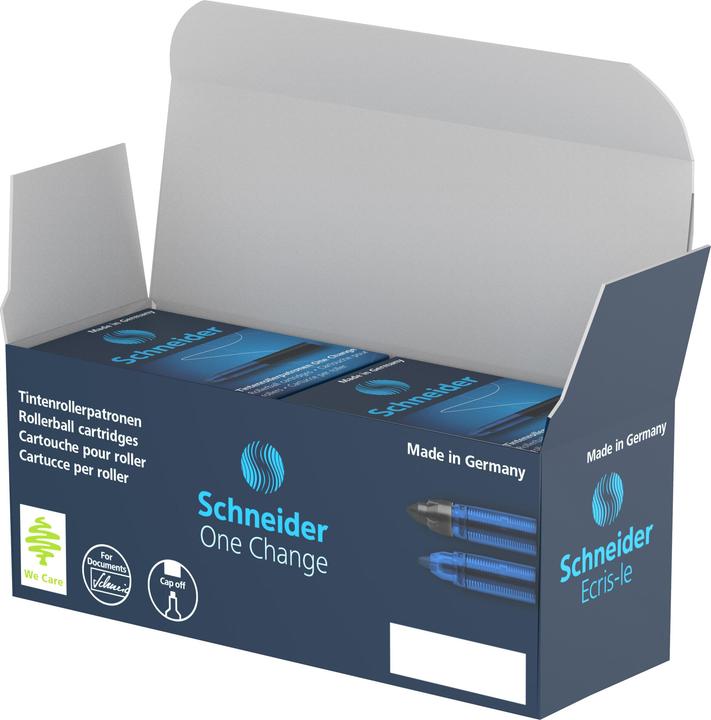 Produktbild Schneider Rollerpatrone 0.6mm 4029R One Change rot 5 Stück (Tintenfass, Rot, 0.60 mm)