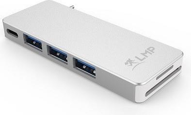 Produktbild LMP Basic Hub 6 Port Silver (USB-C, 6 Ports)