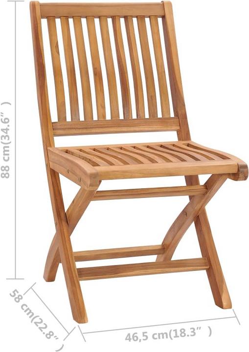 Actual product image vidaXL Gartenstuhl
