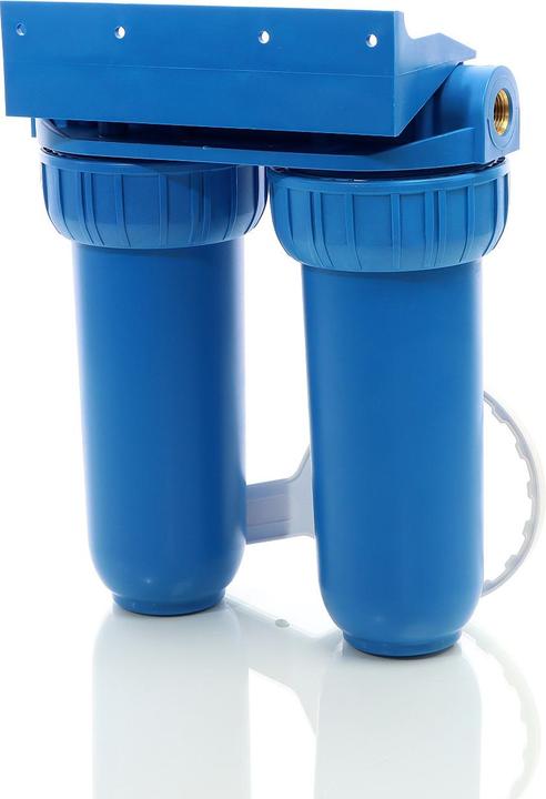 Actual product image Naturewater NW-BR10B2 double filter 1/2 inch (20.67mm) PP cartridge, active carbon block, wrench