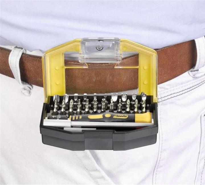Actual product image kwb Safety Bits, 37-Piece Bit Box (Tri-wing)