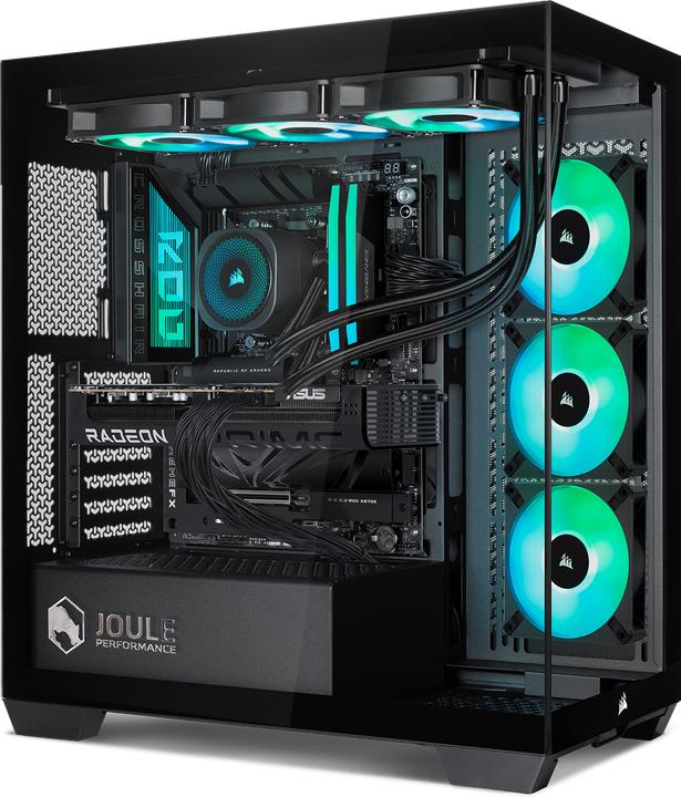 Actual product image Joule Performance Highend Gaming PC RTX5080 R7 64GB 2TB L1139506 (2000 GB, 64 GB, AMD Ryzen 7 9800X3D)