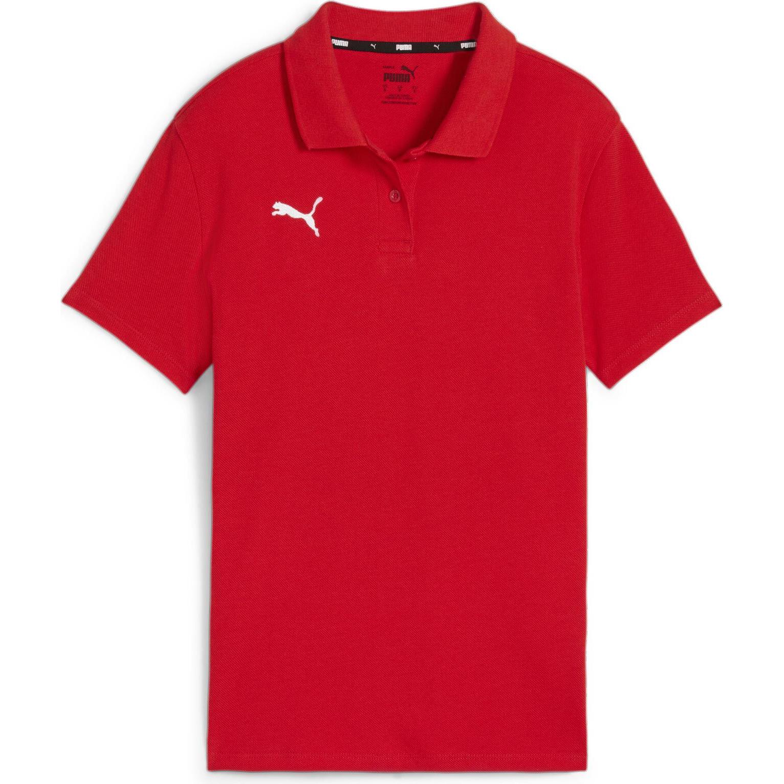 Puma, Damen, Sportshirt, teamGOAL Casuals Polo Wmn (L), Rot, L