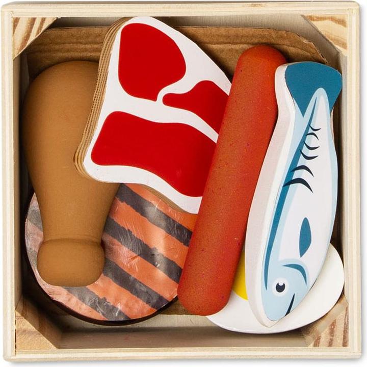 Melissa & Doug Wooden Food Groups Play Set - Protein