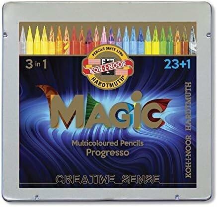 Immagine prodotto Koh-i-Noor Pastelli artistici Magic 3in1 - 23+1 pezzi (24x)