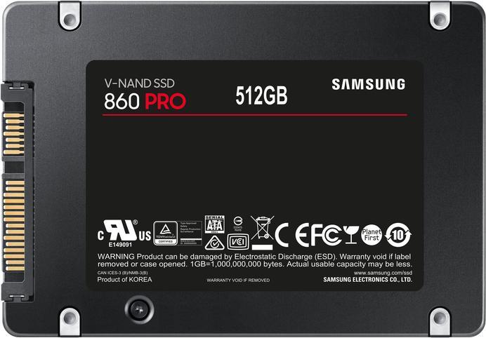 Image du produit Samsung 860 Pro (512 Go, 2.5")